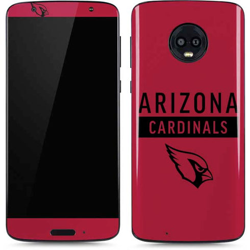NFL Arizona Cardinals Red Performance Series Moto G6 Skin