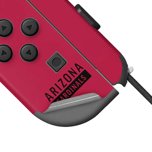 NFL Arizona Cardinals Red Performance Series Nintendo Joy-Con (L/R) Controller Skin
