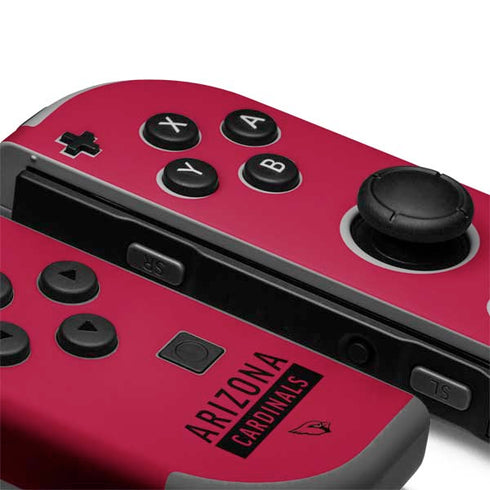 NFL Arizona Cardinals Red Performance Series Nintendo Joy-Con (L/R) Controller Skin