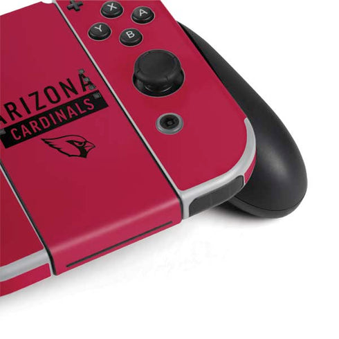 NFL Arizona Cardinals Red Performance Series Nintendo Switch OLED (2021) Skin