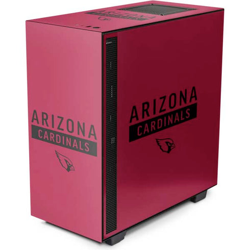 NFL Arizona Cardinals Red Performance Series NZXT H510 Compact ATX Mid-Tower Case Skin