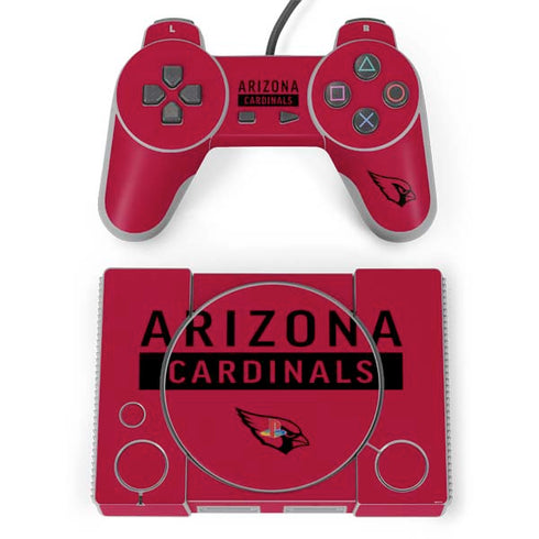 NFL Arizona Cardinals Red Performance Series PlayStation Classic Bundle Skin