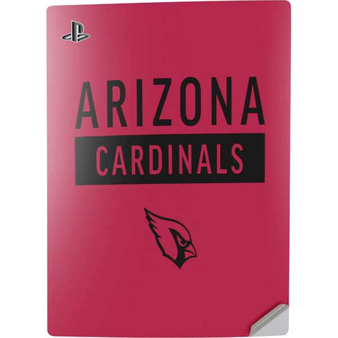 NFL Arizona Cardinals Red Performance Series PS5 Digital Edition Console Skin