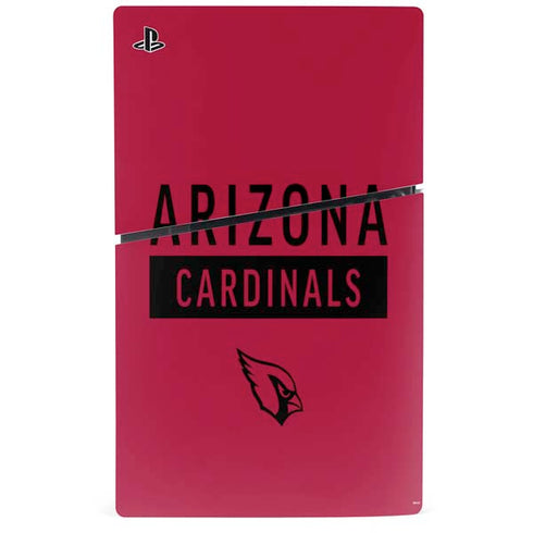 NFL Arizona Cardinals Red Performance Series PS5 Slim Disk Bundle Skin