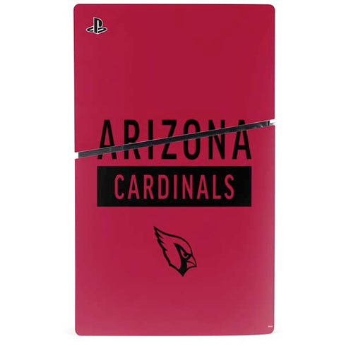 NFL Arizona Cardinals Red Performance Series PS5 Slim Digital Edition Bundle Skin