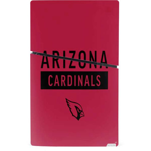 NFL Arizona Cardinals Red Performance Series PS5 Slim Digital Edition Bundle Skin