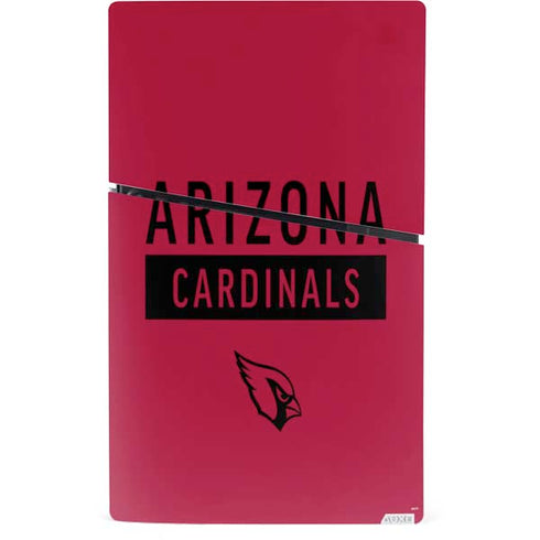 NFL Arizona Cardinals Red Performance Series PS5 Slim Digital Edition Console Skin