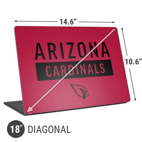 NFL Arizona Cardinals Red Performance Series Universal Laptop 18in (14.6 x 10.6in) Skin