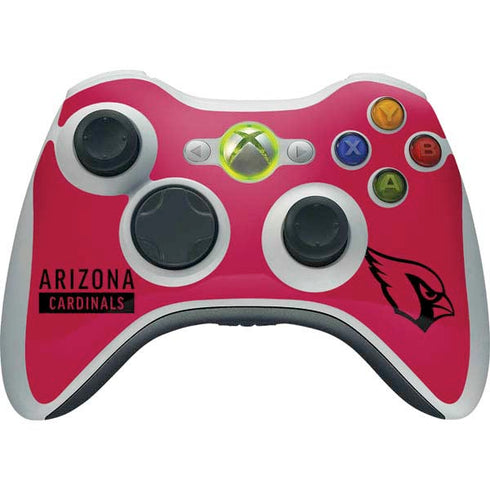 NFL Arizona Cardinals Red Performance Series Xbox 360 Wireless Controller Skin