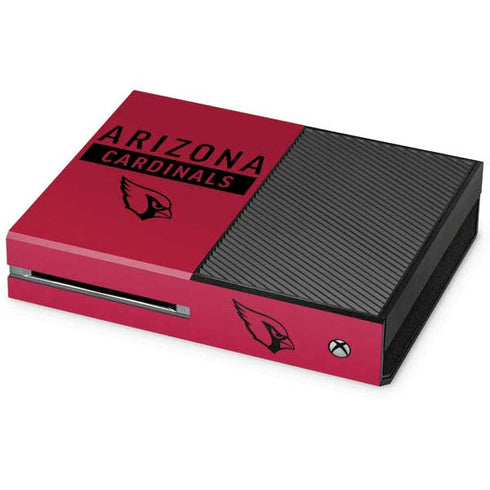 NFL Arizona Cardinals Red Performance Series Xbox One Console Skin