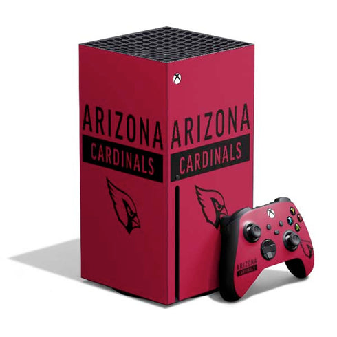 NFL Arizona Cardinals Red Performance Series Xbox Series X Bundle Skin