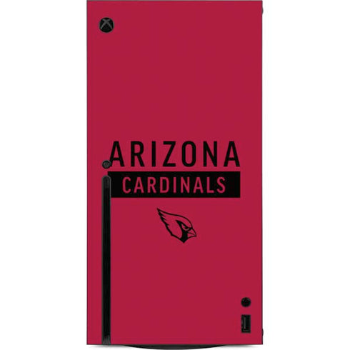 NFL Arizona Cardinals Red Performance Series Xbox Series X Console Skin