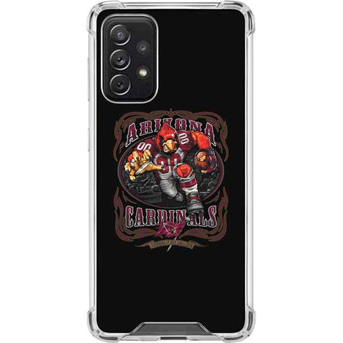 Liquid Blue NFL Arizona Cardinals Running Back Galaxy A72 5G Clear Case