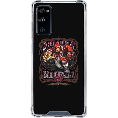 Liquid Blue NFL Arizona Cardinals Running Back Galaxy S20 FE Clear Case