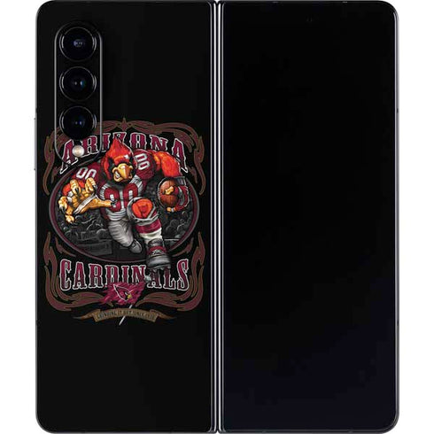 Liquid Blue NFL Arizona Cardinals Running Back Galaxy Z Fold4 5G Skin