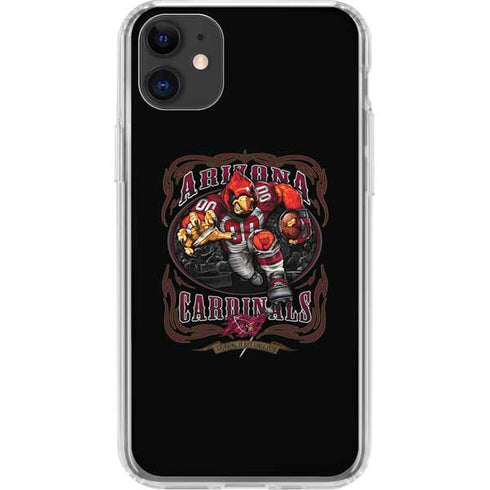 Liquid Blue NFL Arizona Cardinals Running Back iPhone 11 Clear Case