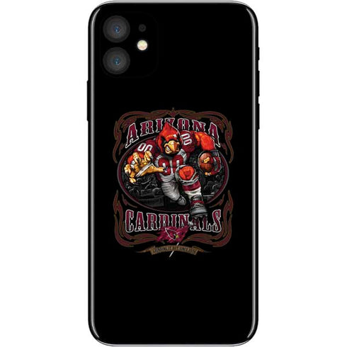 Liquid Blue NFL Arizona Cardinals Running Back iPhone 11 Skin