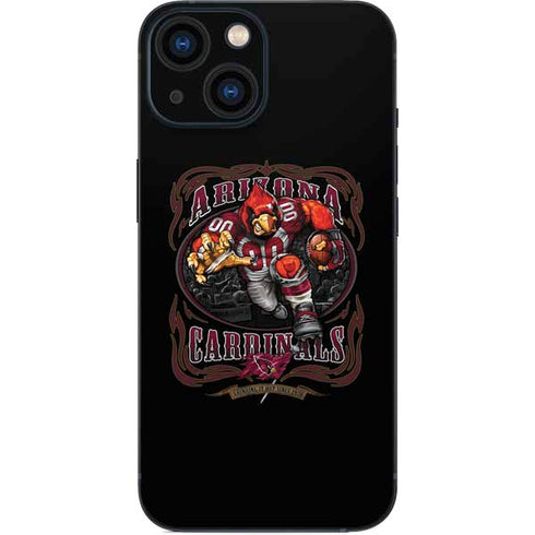 Liquid Blue NFL Arizona Cardinals Running Back iPhone 13 Mini Skin