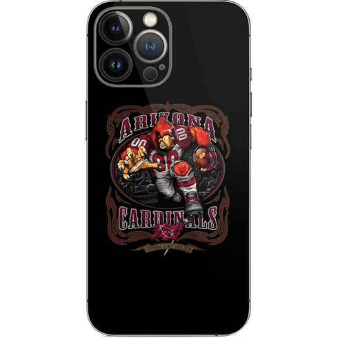 Liquid Blue NFL Arizona Cardinals Running Back iPhone 13 Pro Max Skin