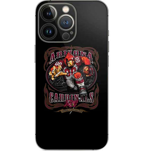 Liquid Blue NFL Arizona Cardinals Running Back iPhone 13 Pro Skin
