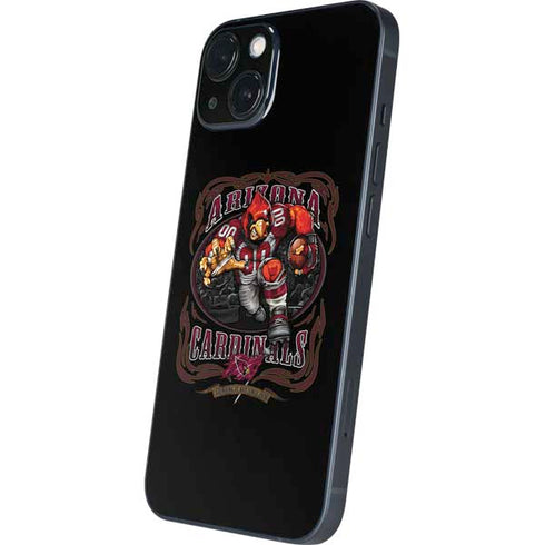 Liquid Blue NFL Arizona Cardinals Running Back iPhone 14 Plus Skin