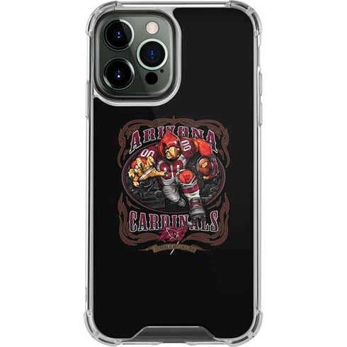 Liquid Blue NFL Arizona Cardinals Running Back iPhone 14 Pro Max Clear Case