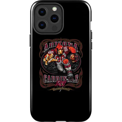 Liquid Blue NFL Arizona Cardinals Running Back iPhone 15 Pro Max Impact Case