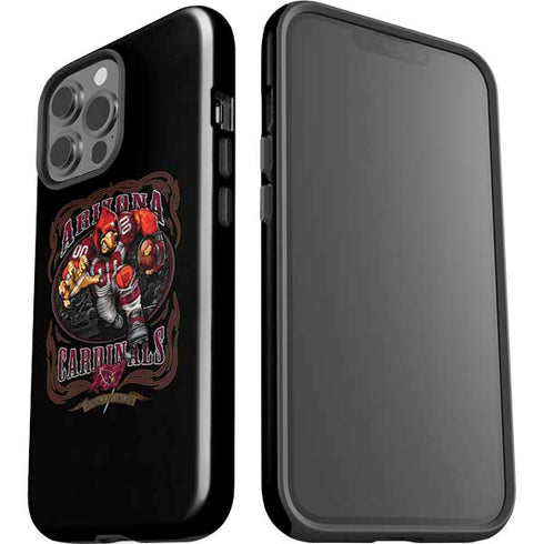 Liquid Blue NFL Arizona Cardinals Running Back iPhone 14 Pro Max Impact Case