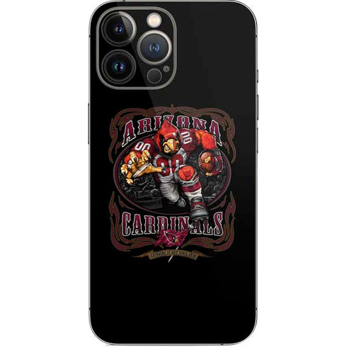 Liquid Blue NFL Arizona Cardinals Running Back iPhone 14 Pro Max Skin