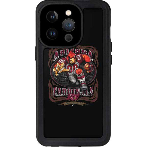 Liquid Blue NFL Arizona Cardinals Running Back iPhone 14 Pro Waterproof Case