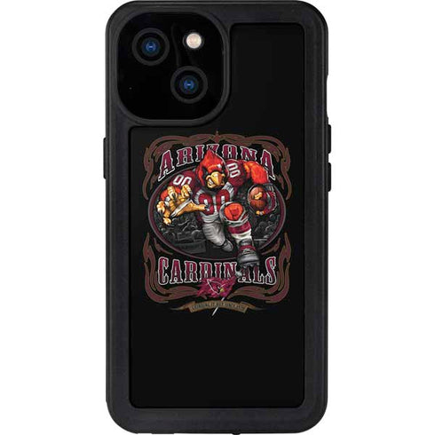 Liquid Blue NFL Arizona Cardinals Running Back iPhone 15 Waterproof Case