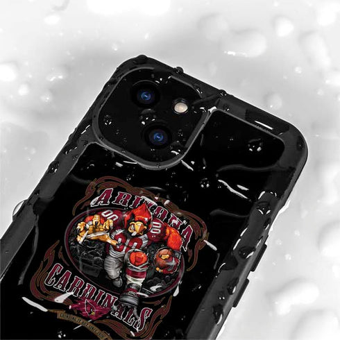 Liquid Blue NFL Arizona Cardinals Running Back iPhone 15 Waterproof Case