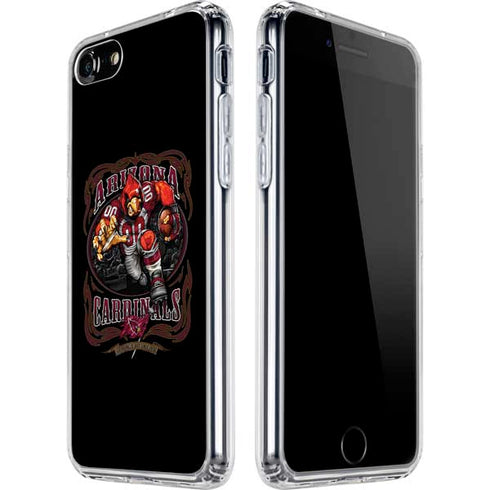 Liquid Blue NFL Arizona Cardinals Running Back iPhone SE (2nd & 3rd Gen) Clear Case
