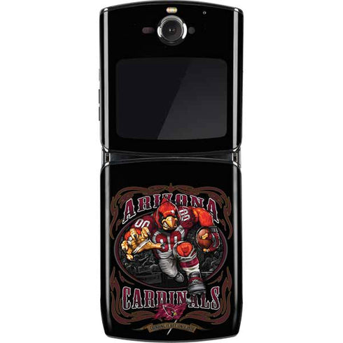 Liquid Blue NFL Arizona Cardinals Running Back Motorola RAZR Skin