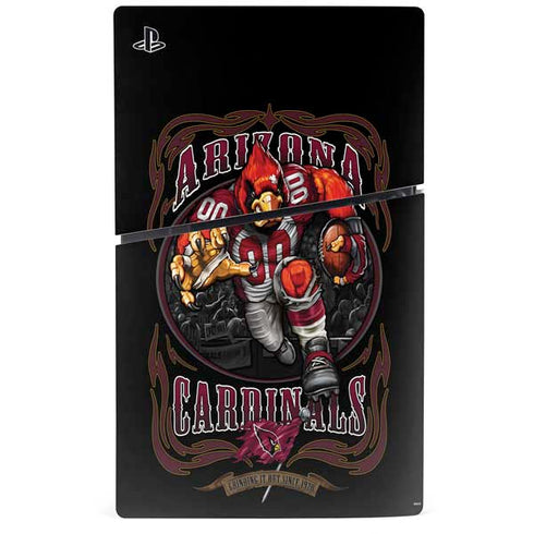 Liquid Blue NFL Arizona Cardinals Running Back PS5 Slim Disk Console Skin
