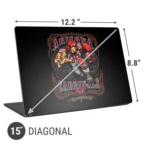 Liquid Blue NFL Arizona Cardinals Running Back Universal Laptop 15in (12.2 x 8.8in) Skin