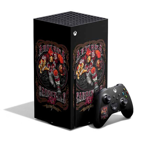 Liquid Blue NFL Arizona Cardinals Running Back Xbox Series X Bundle Skin