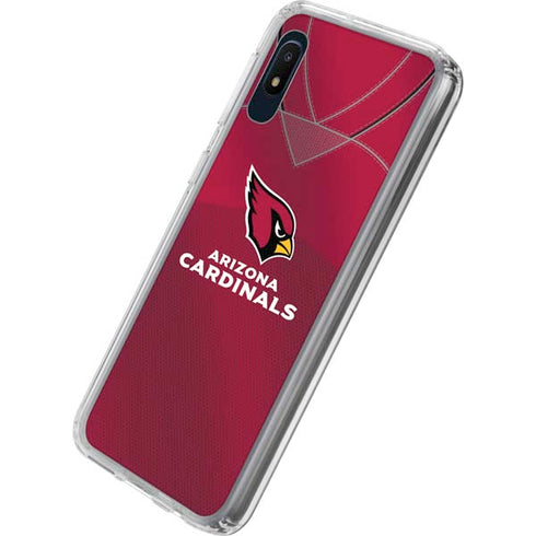 NFL Arizona Cardinals Team Jersey Galaxy A10e Clear Case