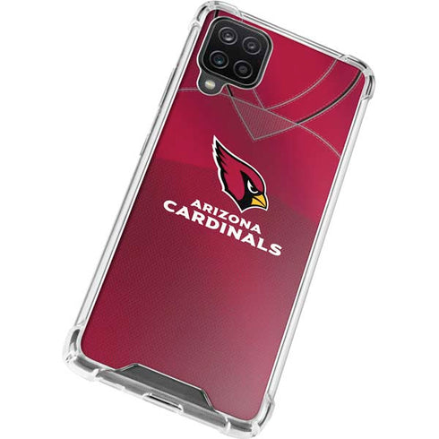 NFL Arizona Cardinals Team Jersey Galaxy A12 Clear Case
