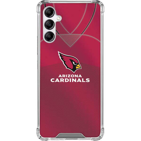 NFL Arizona Cardinals Team Jersey Galaxy A14 5G Clear Case