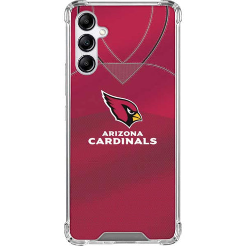 NFL Arizona Cardinals Team Jersey Galaxy A15 5G Clear Case