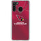 NFL Arizona Cardinals Team Jersey Galaxy A21 Clear Case