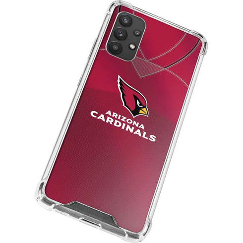 NFL Arizona Cardinals Team Jersey Galaxy A32 5G Clear Case