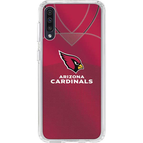 NFL Arizona Cardinals Team Jersey Galaxy A50 Clear Case