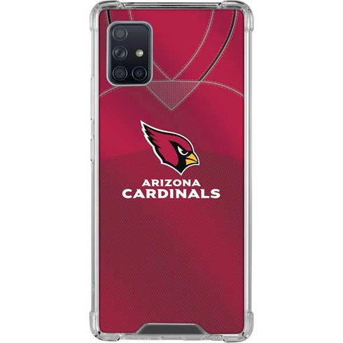 NFL Arizona Cardinals Team Jersey Galaxy A51 5G Clear Case
