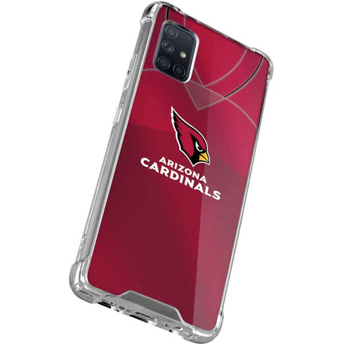 NFL Arizona Cardinals Team Jersey Galaxy A51 5G Clear Case