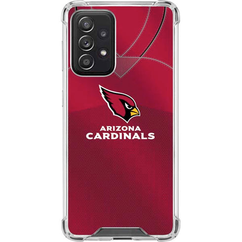 NFL Arizona Cardinals Team Jersey Galaxy A52 5G Clear Case