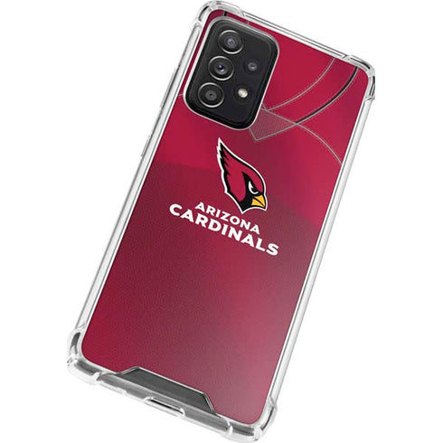 NFL Arizona Cardinals Team Jersey Galaxy A52 5G Clear Case