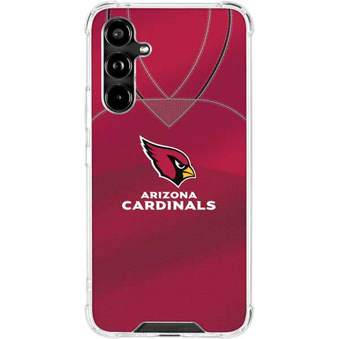 NFL Arizona Cardinals Team Jersey Galaxy A54 5G Clear Case