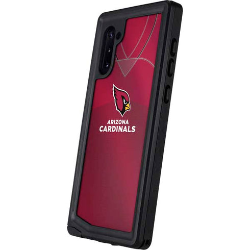 NFL Arizona Cardinals Team Jersey Galaxy Note 10 Waterproof Case